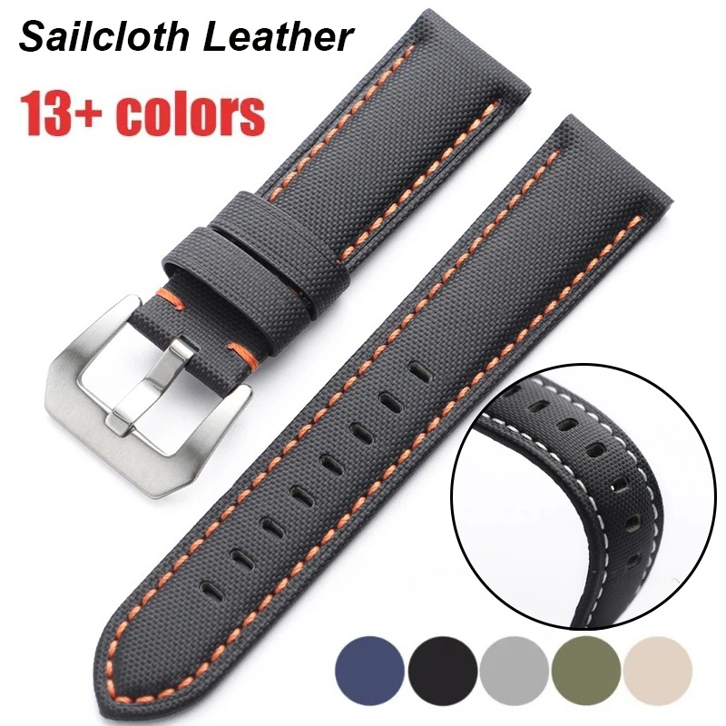 Canvas Strap Watch - 20mm 22mm 24mm 26mm Tali Jam