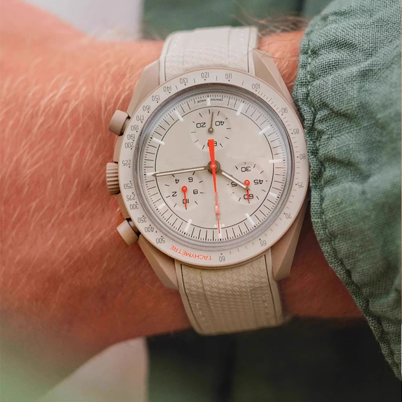 Omega Watch Speedmaster - Tali Karet TPU untuk Omega X