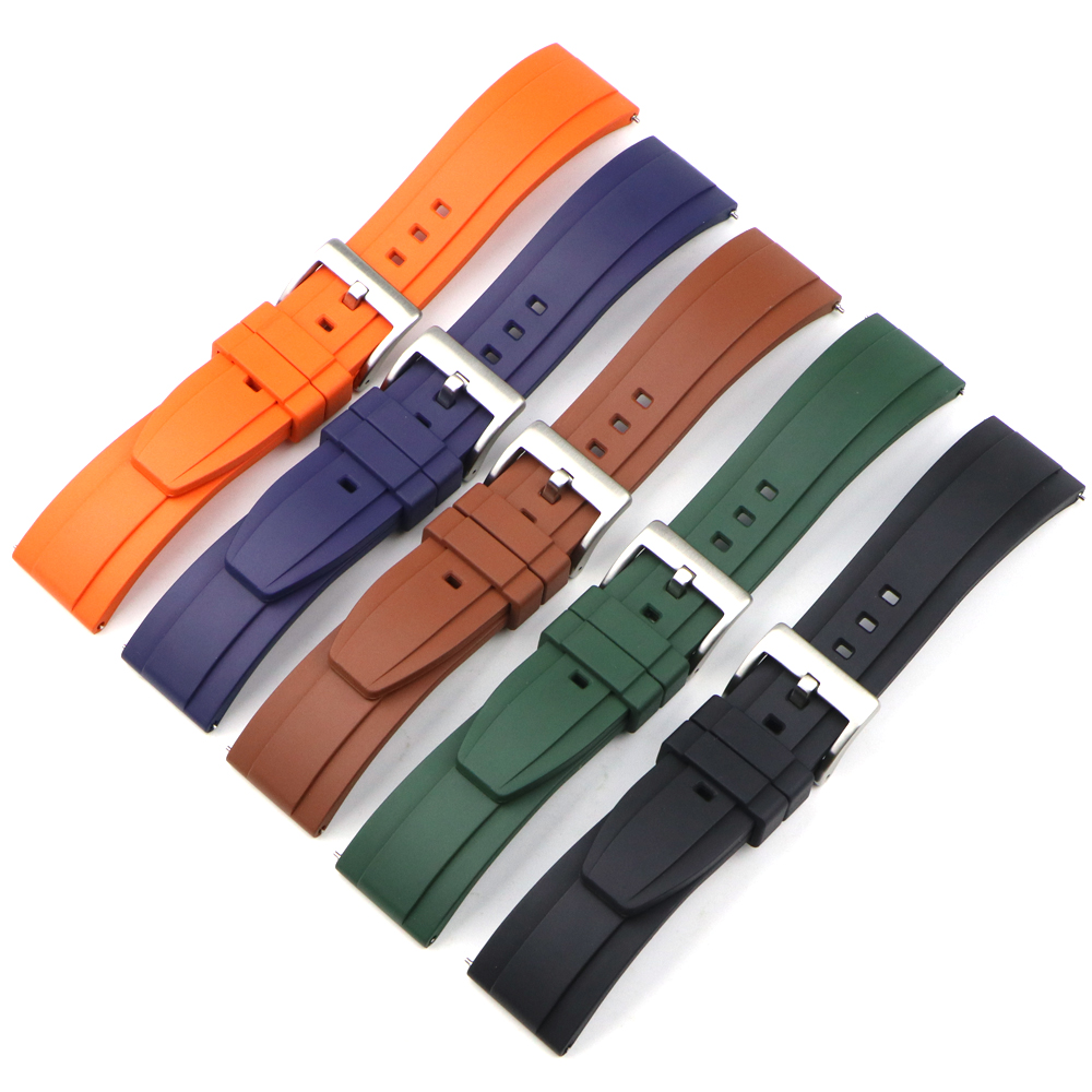 Rubber Strap Diver - FKM Fluor Rubber Watch Strap 20Mm