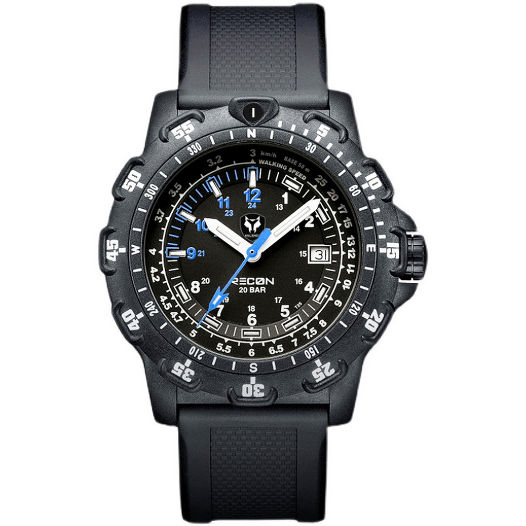 Rubber Strap Diver - Hnlgnox Jam Tangan Pilot Pria Jam