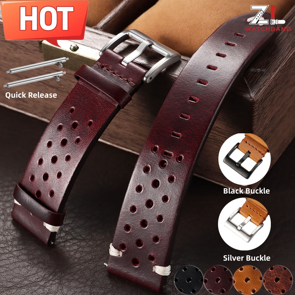 Suede Strap Watch - Tali Jam Tangan Kulit Sapi Bernapas