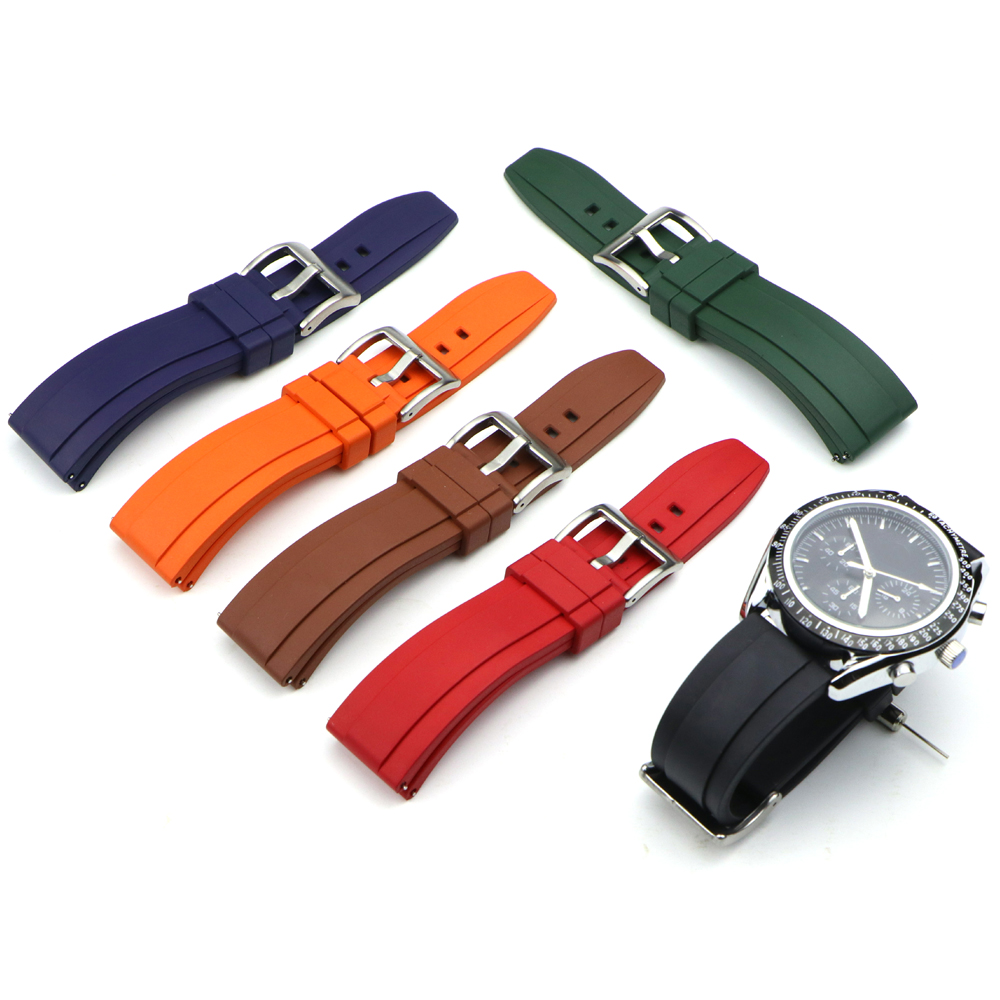 FKM Fluor Rubber Watch Strap 2 - Rubber Strap Diver ulasan dan harga
