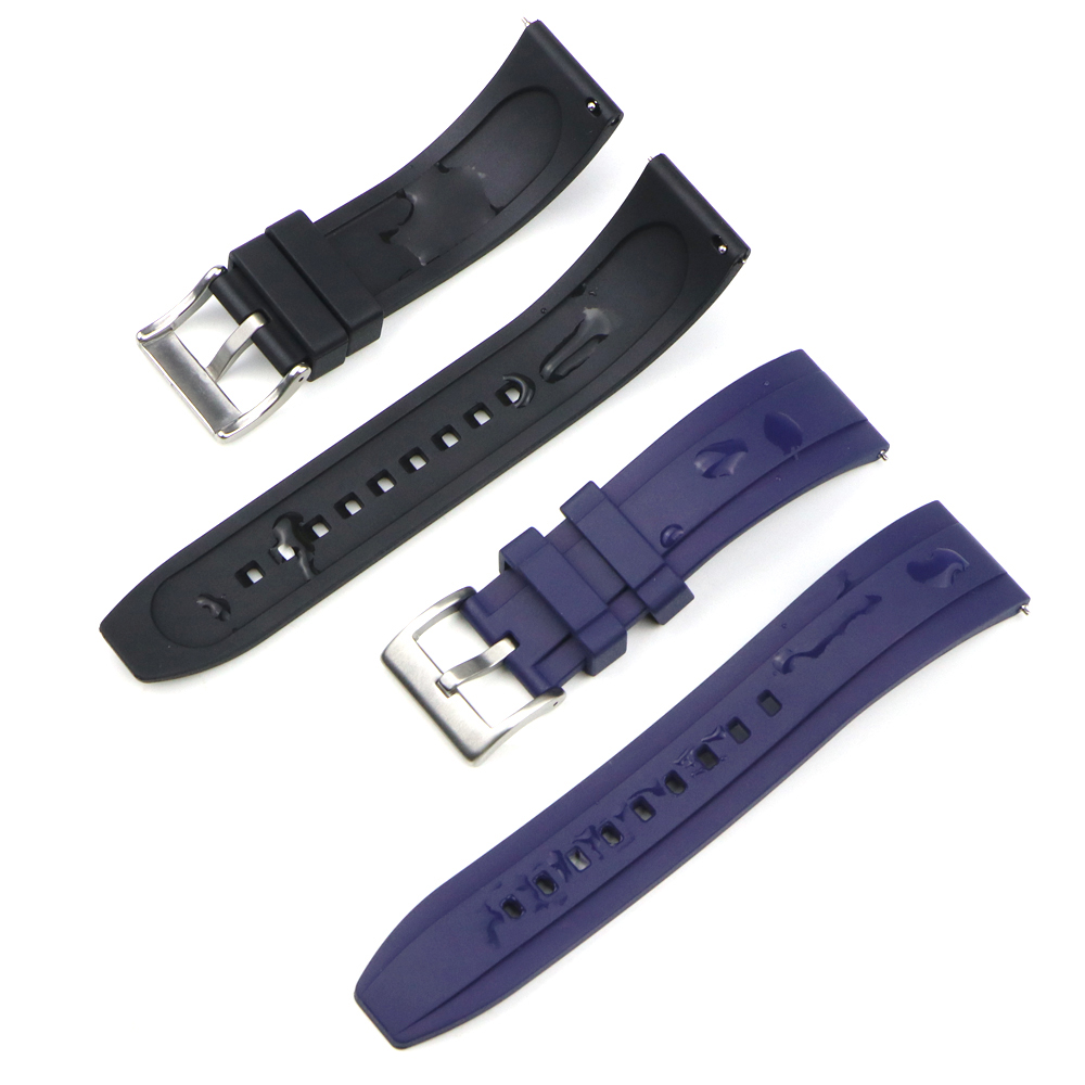 FKM Fluor Rubber Watch Strap 2 - Rubber Strap Diver ulasan dan harga