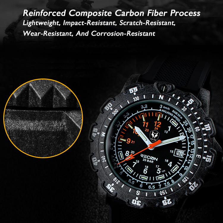 Hnlgnox Jam Tangan Pilot Pria  - Rubber Strap Diver ulasan dan harga
