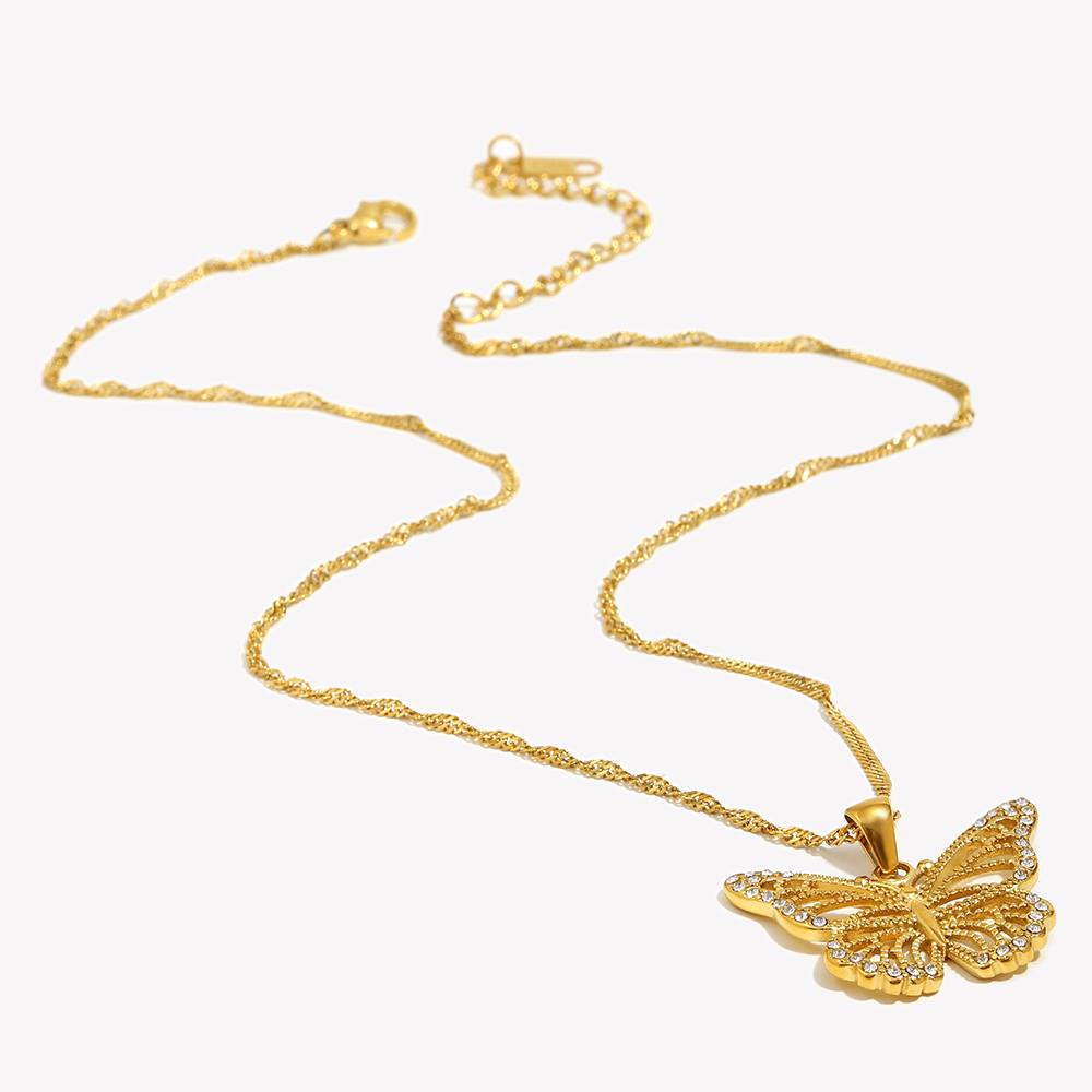 E.B.belle perhiasan baja tahan - Butterfly Clasp Deployant ulasan dan harga