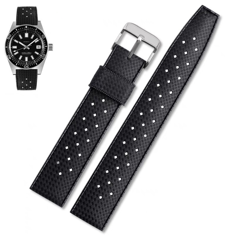 Gelang karet tropis 20mm 22mm  - Rubber Strap Diver ulasan dan harga