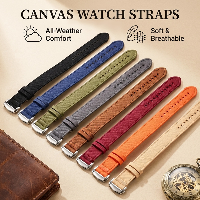 Tali Jam Tangan Kanvas 18/20/2 - Canvas Strap Watch ulasan dan harga