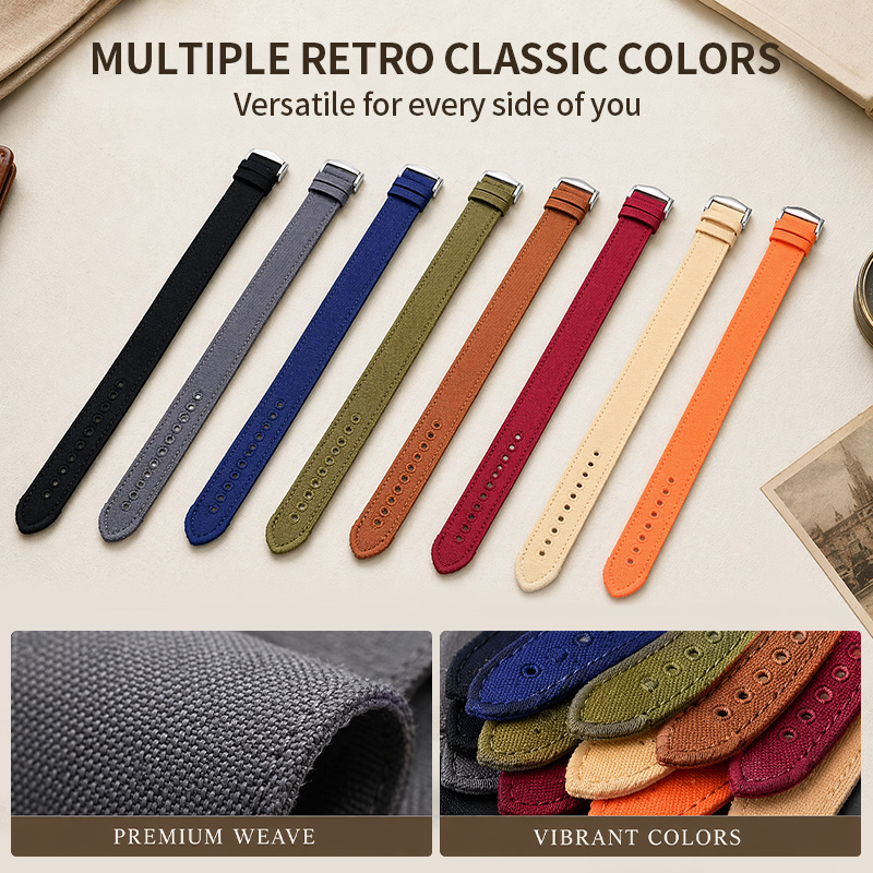 Tali Jam Tangan Kanvas 18/20/2 - Canvas Strap Watch ulasan dan harga