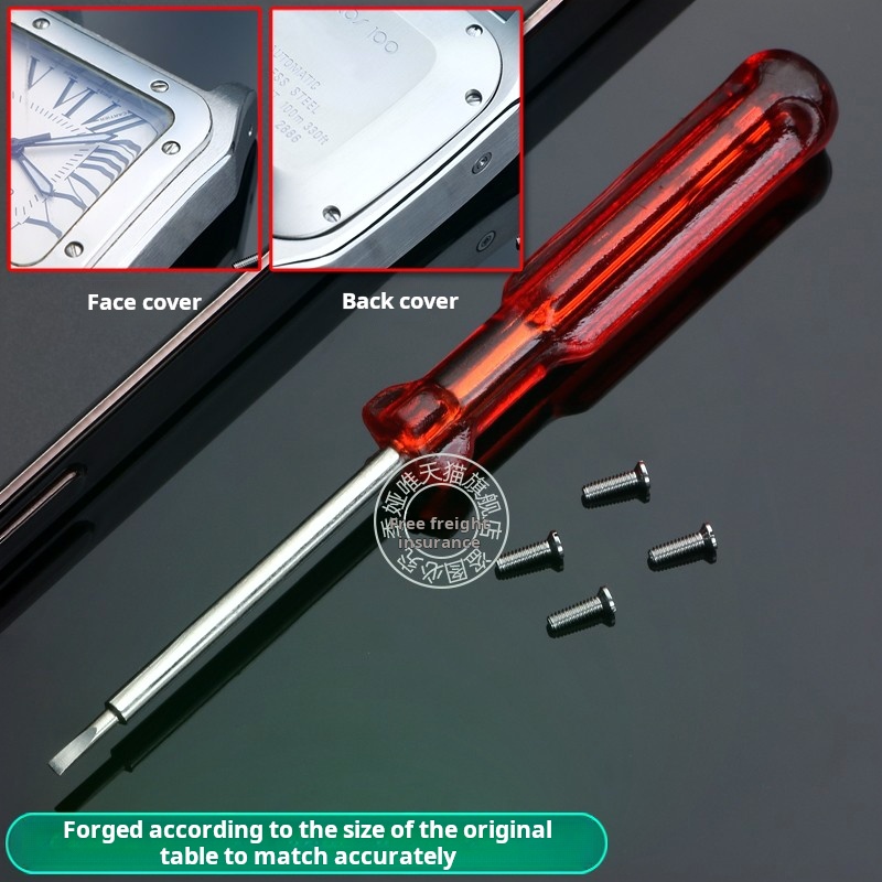 Sekrup baja tahan karat padat  - Cartier Watch Tank ulasan dan harga