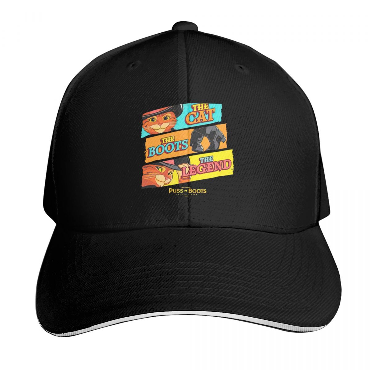 púss ín boots, topi baseball d - Buckle Pin Ss ulasan dan harga