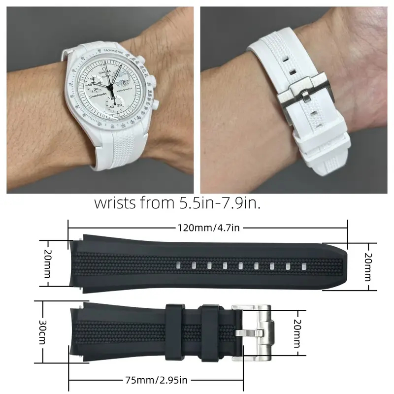 Tali Jam Tangan Silikon Ujung  - Omega Watch Speedmaster ulasan dan harga