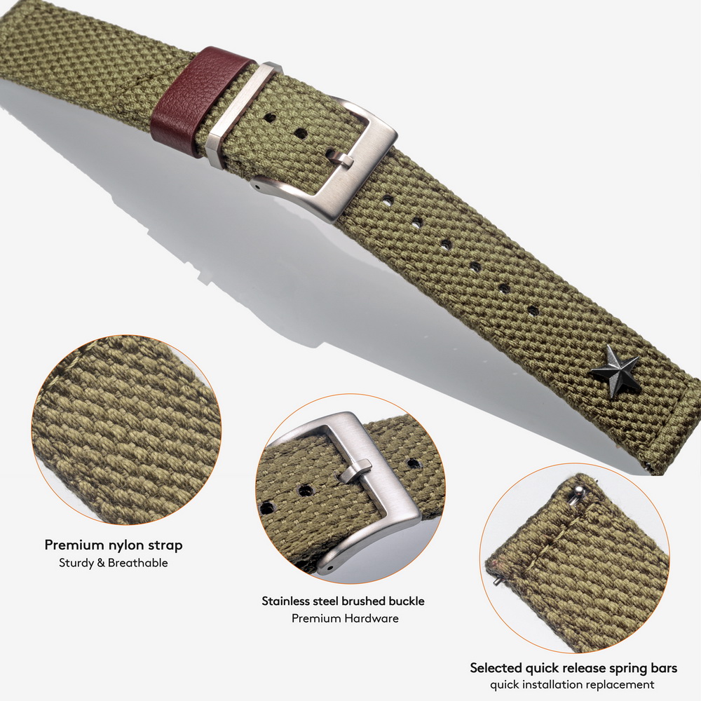 HEMSUT Tali Jam Tangan Lepas C - Canvas Strap Watch ulasan dan harga