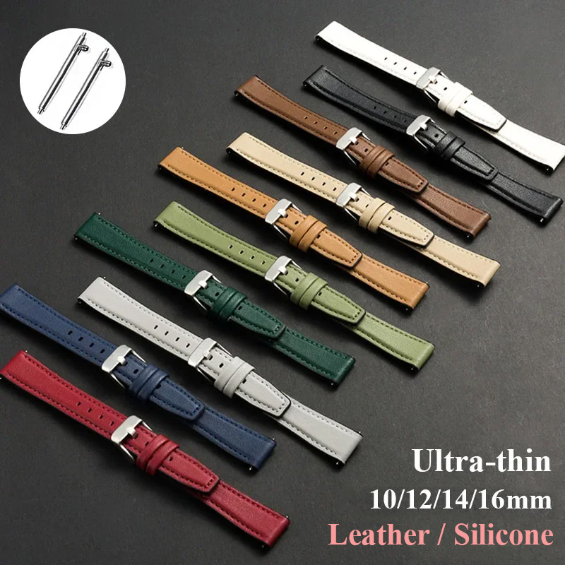 Tali jam tangan silikon tali j - Leather Strap Quick Release ulasan dan harga